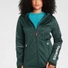 KangaROOS Softshelljacke Große Größen Petrol, Schwarz