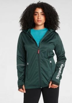 KangaROOS Softshelljacke Große Größen Petrol, Schwarz