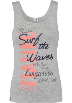 KangaROOS Tanktop mit "surf-life" Logo-Druck - NEUE KOLLEKTION Wei&szlig;, Marine, Hellgrau-meliert -KANGAROOS Verkäufe 5fe32d03 c351 57ea 8122 67fe703c2bf1