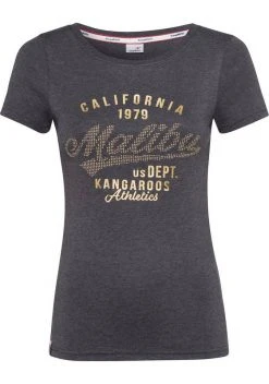 KangaROOS T-Shirt mit großem Logodruck im Retro-Look - NEUE KOLLEKTION Wei&szlig;, Anthrazit-meliert -KANGAROOS Verkäufe 606709de ce4f 5a9d 814b 31377a932e2d