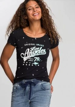 KangaROOS T-Shirt mit auffälligem Druck Marine-meliert-bedruckt, Pink-bedruckt, Schwarz, Weiß 20 KangaROOS T-Shirt mit auffälligem Druck Marine-meliert-bedruckt, Pink-bedruckt, Schwarz, Weiß -KANGAROOS Verkäufe 6262298b 9565 5be2 a670 674fd7307086