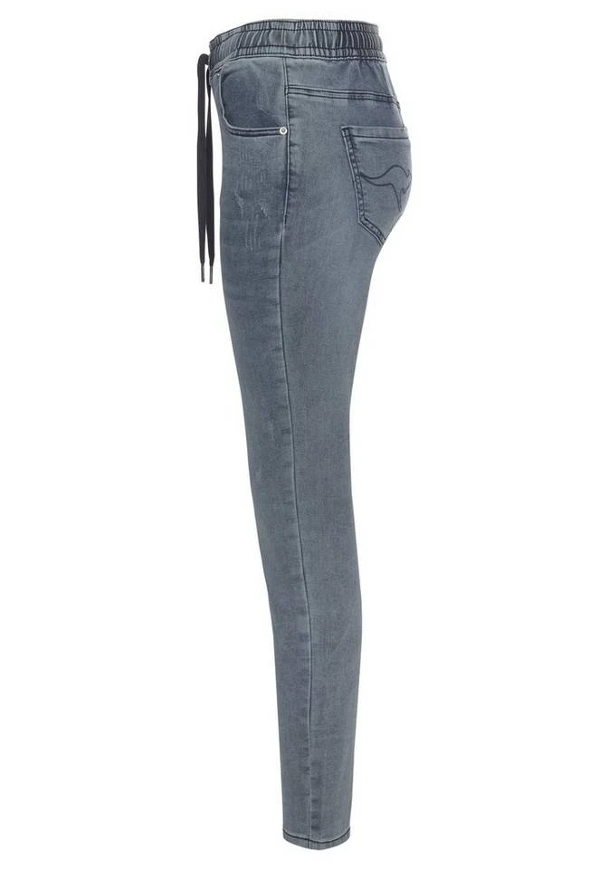 64435921-5c82-5286-9520-53d7ef818a89.jpg KangaROOS Jogg Pants in Denim-Optik mit elastischem Bündchen Black-used, Dark-rinsed, Blue-used, Schwarz -KANGAROOS Verkäufe 64435921 5c82 5286 9520 53d7ef818a89