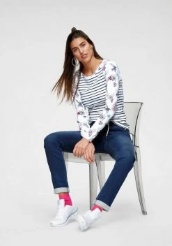 KangaROOS Langarmshirt im angesagtem Mustermix Schwarz, Weiß-marine-gestreift, Himbeere 15 KangaROOS Langarmshirt im angesagtem Mustermix Schwarz, Weiß-marine-gestreift, Himbeere -KANGAROOS Verkäufe 649323ec b524 56d0 8b47 f8c813e44954