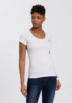 KangaROOS T-Shirt mit V-Neck und silberschimmernden Logodruck auf der Brust - NEUE KOLLEKTION Rosa, Weiß, Marine 8 KangaROOS T-Shirt mit V-Neck und silberschimmernden Logodruck auf der Brust - NEUE KOLLEKTION Rosa, Weiß, Marine -KANGAROOS Verkäufe 6851c8b3 eb35 5183 981d 894973ea7654