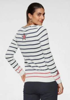 KangaROOS Streifenpullover mit kontrastfarbigen, aufgenähten Sternen Schwarz-grau-wollweiß-gestreift, Blau-weiß-rosa-gestreift, Wollweiß-blau-hellpink-gestreift 4 KangaROOS Streifenpullover mit kontrastfarbigen, aufgenähten Sternen Schwarz-grau-wollweiß-gestreift, Blau-weiß-rosa-gestreift, Wollweiß-blau-hellpink-gestreift -KANGAROOS Verkäufe 6a29935e f390 5021 bc84 99e75afaceb0