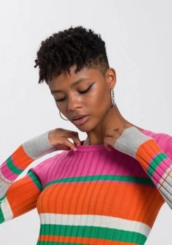 KangaROOS Rundhalspullover im sportivem Streifen-Design Bunt-lila, Weiß-marine-rot-gestreift, Wollweiß-rosa, Pink-orange-grün 4 KangaROOS Rundhalspullover im sportivem Streifen-Design Bunt-lila, Weiß-marine-rot-gestreift, Wollweiß-rosa, Pink-orange-grün -KANGAROOS Verkäufe 6baa3b9d 03b4 5e77 a69d 77d11f383e2b