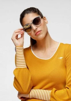 KangaROOS Rundhalspullover Marine-wei&szlig;, Gelb-wei&szlig; -KANGAROOS Verkäufe 6be9aabe 4bd0 582d a989 98122f72a7ea