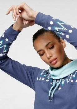 KangaROOS Sweatshirt mit trendigem Druck vorn und an den Ärmeln Rosa-blau-bedruckt, Offwhite-rosa-bedruckt, Blau-mint-bedruckt, Anthrazit-hellgrau-bedruckt -KANGAROOS Verkäufe 6c0ad603 64e9 5ca6 afa4 b79f798f70ca