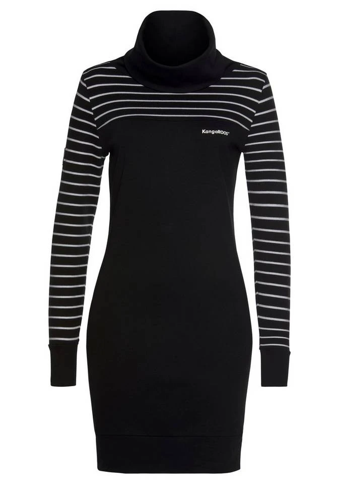 KangaROOS Sweatkleid mit gestreiftem Schulter- und Ärmelbereich 7 KangaROOS Sweatkleid mit gestreiftem Schulter- und Ärmelbereich – Bild 5