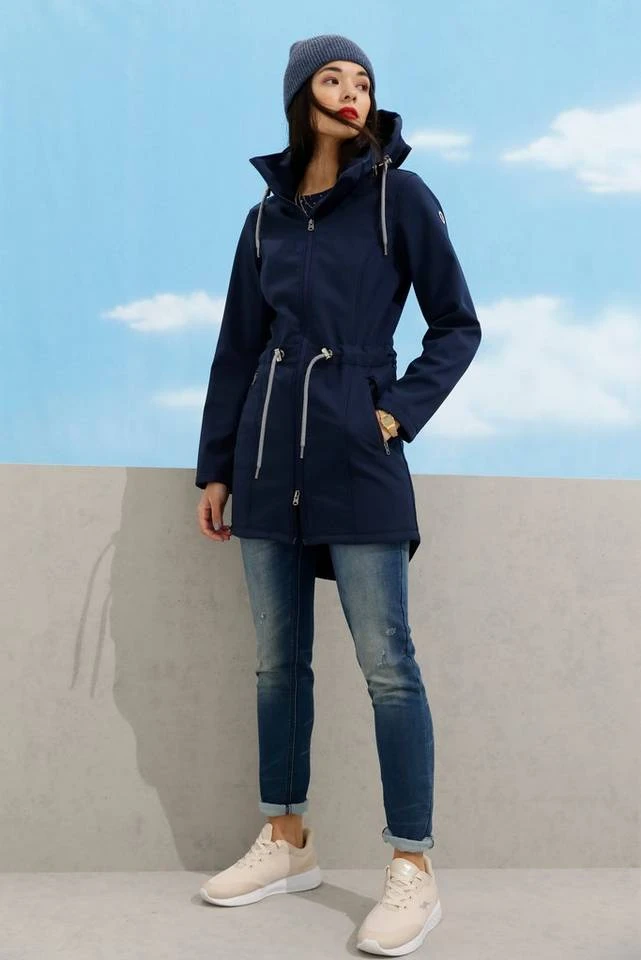 KangaROOS Softshelljacke mit versteckt, verstaubarer Kapuze Schwarz, Rosa, Marine, Graublau 12 KangaROOS Softshelljacke mit versteckt, verstaubarer Kapuze Schwarz, Rosa, Marine, Graublau – Bild 10