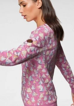 KangaROOS Sweatshirt mit maritimen Schiffs-Allover-Druck - NEUE KOLLEKTION -KANGAROOS Verkäufe 70851a6b 76c6 5928 b094 6c8854e6042f