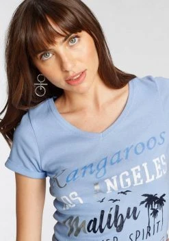 KangaROOS Print-Shirt mit auffälligem Glitzer-Druck Weiß, Schwarz, Hellblau, Marine 11 KangaROOS Print-Shirt mit auffälligem Glitzer-Druck Weiß, Schwarz, Hellblau, Marine -KANGAROOS Verkäufe 723cbd4b 24ae 5367 a55f 8c1580018e56