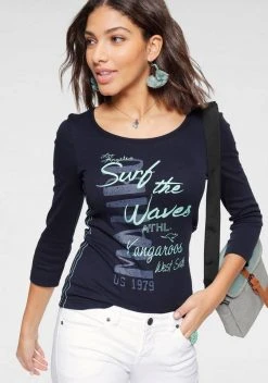 KangaROOS 3/4-Arm-Shirt mit auffälligen Schriftzügen Hellgrau-meliert, Marine, Weiß, Pink 34 KangaROOS 3/4-Arm-Shirt mit auffälligen Schriftzügen Hellgrau-meliert, Marine, Weiß, Pink -KANGAROOS Verkäufe 739bdd7f 008d 550b b717 f98f366d1531