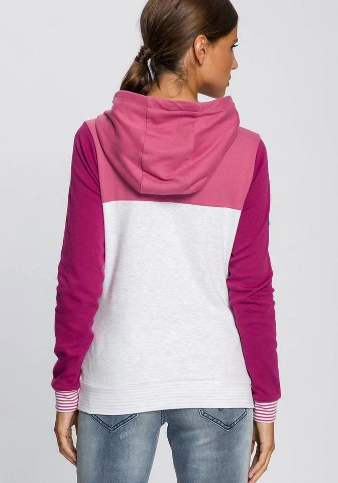 7405c6af-7b91-5417-af02-3fc22c1f7d9a.jpg KangaROOS Kapuzensweatshirt mit modischer Kombination aus Color-Blocking und Streifen Beere-rose, Marine-nachtblau, Schwarz-weiß-hellgrau-meliert -KANGAROOS Verkäufe 7405c6af 7b91 5417 af02 3fc22c1f7d9a