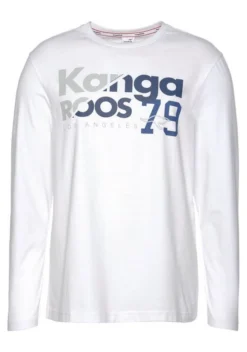 KangaROOS Langarmshirt mit Logofrontprint -KANGAROOS Verkäufe 76380646 bbc1 5302 8d45 f7d3c76560ea