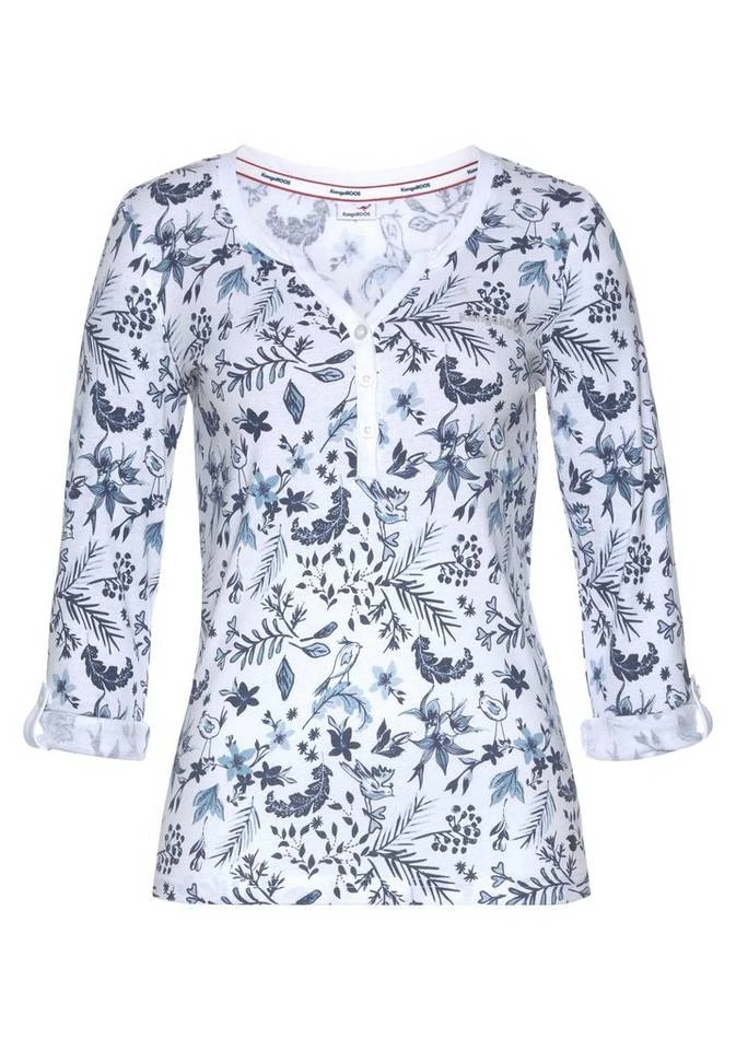 KangaROOS Shirtbluse mit Turn-up Ärmeln und blumigem Allover-Druck - NEUE KOLLEKTION 6 KangaROOS Shirtbluse mit Turn-up Ärmeln und blumigem Allover-Druck - NEUE KOLLEKTION – Bild 4