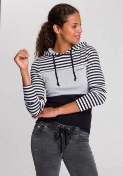 KangaROOS Kapuzenshirt in verspielter Ringel-Optik mit Colorblocking Design Schwarz-weiß-hellgrau, Weiß-marine-rauchblau, Coral-hellgrau-gestreift, Grün-marine-gestreift 12 KangaROOS Kapuzenshirt in verspielter Ringel-Optik mit Colorblocking Design Schwarz-weiß-hellgrau, Weiß-marine-rauchblau, Coral-hellgrau-gestreift, Grün-marine-gestreift -KANGAROOS Verkäufe 7809c2a7 37d5 50a0 943f ee55bebde128