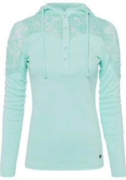 KangaROOS Kapuzenshirt mit Spitzendetail T&uuml;rkis, Offwhite, Altrosa, Schwarz -KANGAROOS Verkäufe 78792c9c 4176 5bc8 aca5 9203a9a37bd1