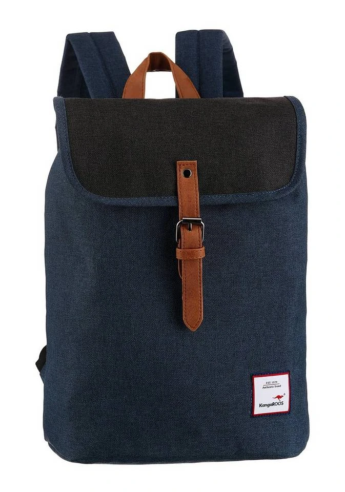 KangaROOS Cityrucksack, in schlichter Optik Dunkelblau, Schwarz 3 KangaROOS Cityrucksack, in schlichter Optik Dunkelblau, Schwarz
