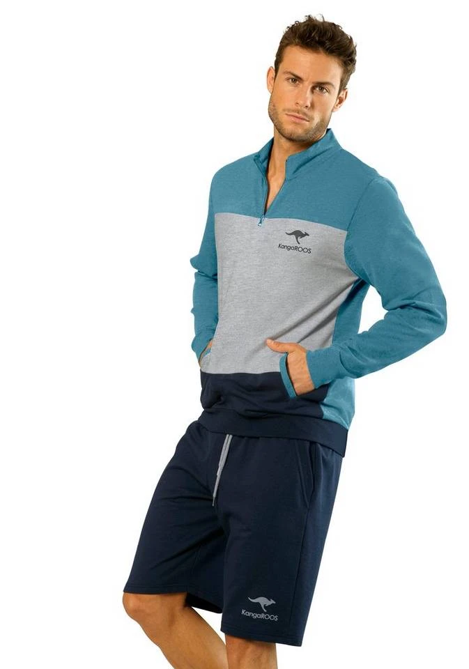 7c652399-8d7f-5599-8591-2c873d9198b7.jpg KangaROOS Sweatshirt mit Stehkragen und kurzem Reißverschluss Petrol-grau-meliert-navy, Grau-meliert-weiß-navy -KANGAROOS Verkäufe 7c652399 8d7f 5599 8591 2c873d9198b7