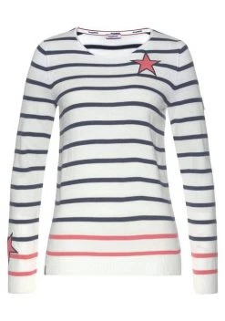 KangaROOS Streifenpullover mit kontrastfarbigen, aufgenähten Sternen Schwarz-grau-wollweiß-gestreift, Blau-weiß-rosa-gestreift, Wollweiß-blau-hellpink-gestreift 7 KangaROOS Streifenpullover mit kontrastfarbigen, aufgenähten Sternen Schwarz-grau-wollweiß-gestreift, Blau-weiß-rosa-gestreift, Wollweiß-blau-hellpink-gestreift -KANGAROOS Verkäufe 7d5a6de4 cf9e 577e 8244 02f3179cfcaf