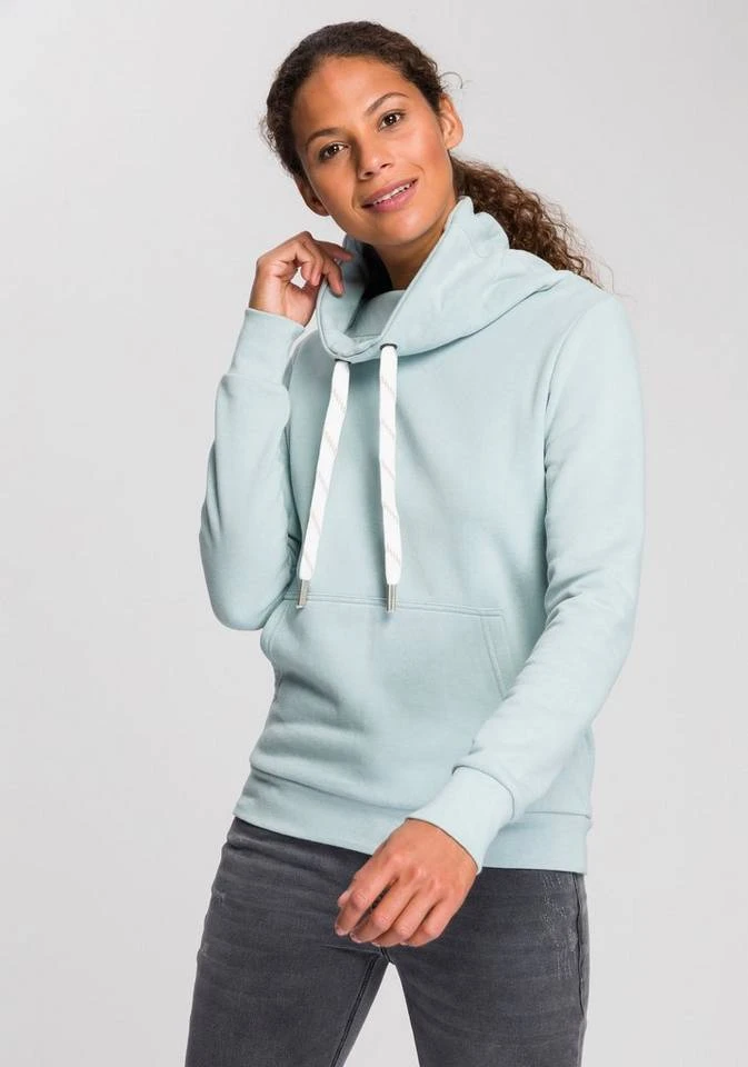 KangaROOS Sweatshirt mit hohem Stehkragen Anthrazit-meliert, Rosa-meliert, Mint-grau-meliert 3 KangaROOS Sweatshirt mit hohem Stehkragen Anthrazit-meliert, Rosa-meliert, Mint-grau-meliert