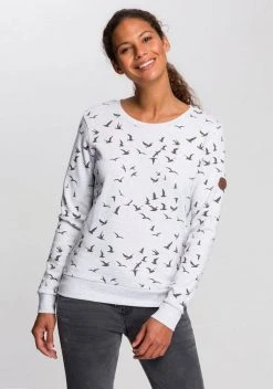 KangaROOS Sweatshirt mit modischem Minimal-Allover-Print Mittelblau, Schwarz, Himbeere, Marine -KANGAROOS Verkäufe 8353b00a 90fa 5754 bc28 bf03831f78bc