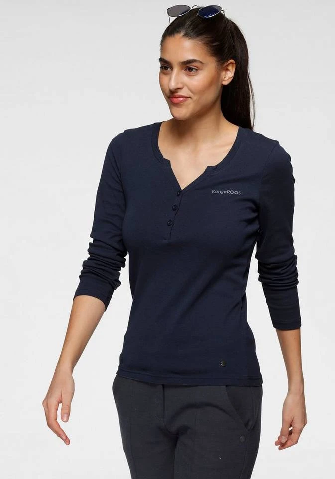KangaROOS Shirtbluse mit Turn-up Ärmeln - NEUE KOLLEKTION 5 KangaROOS Shirtbluse mit Turn-up Ärmeln - NEUE KOLLEKTION – Bild 3