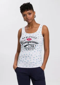KangaROOS Tanktop mit süßem Sternen & Logo-druck - NEUE KOLLEKTION
