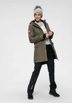 KangaROOS Funktionsparka im modischen Pünktchen-Print Bordeaux-mauve-gepunktet, Marine-wei&szlig;-gepunktet, Khaki-grau-gepunktet, Schwarz-wei&szlig;-gepunktet -KANGAROOS Verkäufe 88872b7e 7e99 5492 ae3e 4ba1849d9808