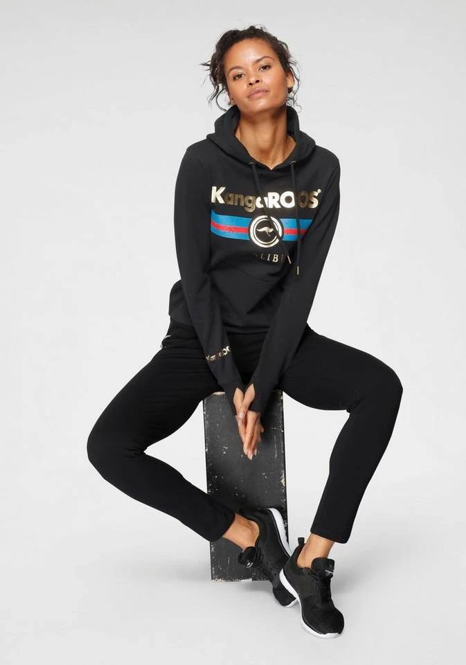 KangaROOS Kapuzensweatshirt mit schimmerndem Logo-Druck - NEUE KOLLEKTION 7 KangaROOS Kapuzensweatshirt mit schimmerndem Logo-Druck - NEUE KOLLEKTION – Bild 5