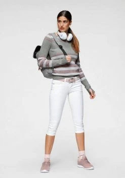 KangaROOS Rundhalspullover im stilvollem Streifen-Design Hellgrau-weiß-rosa, Rot-marine-weiß -KANGAROOS Verkäufe 895a87ee efe3 5e11 9dbe 554a81d998ab