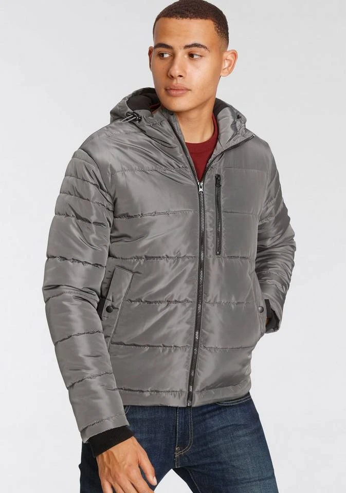 KangaROOS Steppjacke Grau-glänzend, Schwarz-glänzend 5 KangaROOS Steppjacke Grau-glänzend, Schwarz-glänzend – Bild 3