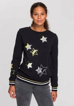 KangaROOS Sweater mit süßen Sternchen-Drucken Hellgrau-meliert, Marine-bedruckt, Schwarz -KANGAROOS Verkäufe 8aba22da b71a 5e4f a1df 38f54b70ff67