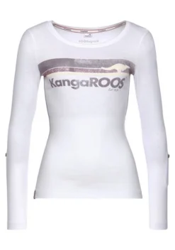 KangaROOS Print-Shirt mit Turn-up Ärmeln und collem Front-Druck -KANGAROOS Verkäufe 8b08403e ef6a 5671 826c b21f79e5d72b