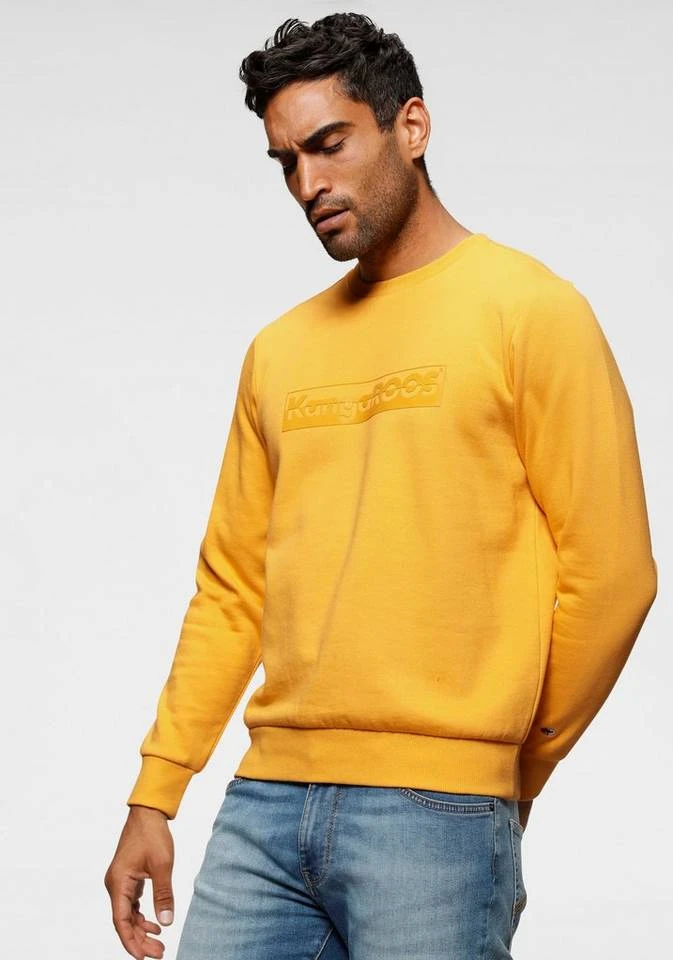 KangaROOS Sweatshirt mit großem Logofrontprint Bordeaux, Blau, Gelb 3 KangaROOS Sweatshirt mit großem Logofrontprint Bordeaux, Blau, Gelb