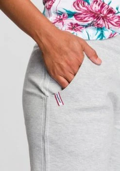 KangaROOS Sweatbermudas mit Kontrastnähten und Label-Print Hellgrau-meliert, Schwarz 4 KangaROOS Sweatbermudas mit Kontrastnähten und Label-Print Hellgrau-meliert, Schwarz -KANGAROOS Verkäufe 8b4c552a 975c 5f34 9235 f3df9bb5f578