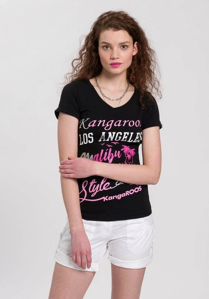 8baecab7-3c4d-5a37-92e9-da86bc7253b7.jpg KangaROOS Print-Shirt mit auffälligem Glitzer-Druck Weiß, Schwarz, Hellblau, Marine -KANGAROOS Verkäufe 8baecab7 3c4d 5a37 92e9 da86bc7253b7