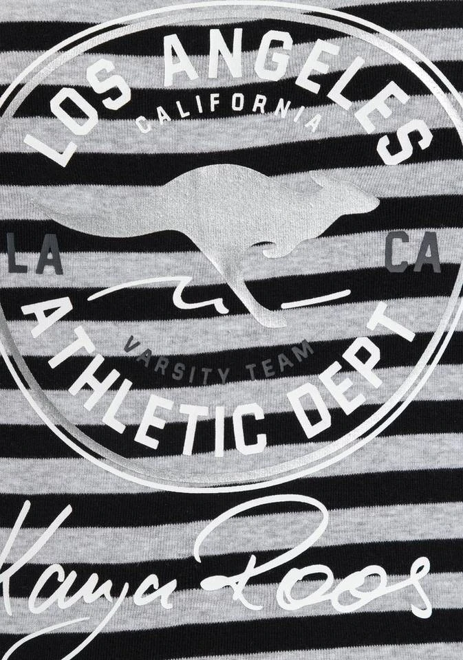 KangaROOS Tanktop mit großem Marken-Logo im Brustbereich Marine-weiß-gestreift, Himbeere-gestreift, Hellblau-weiß, Schwarz-hellgrau-meliert 10 KangaROOS Tanktop mit großem Marken-Logo im Brustbereich Marine-weiß-gestreift, Himbeere-gestreift, Hellblau-weiß, Schwarz-hellgrau-meliert – Bild 8