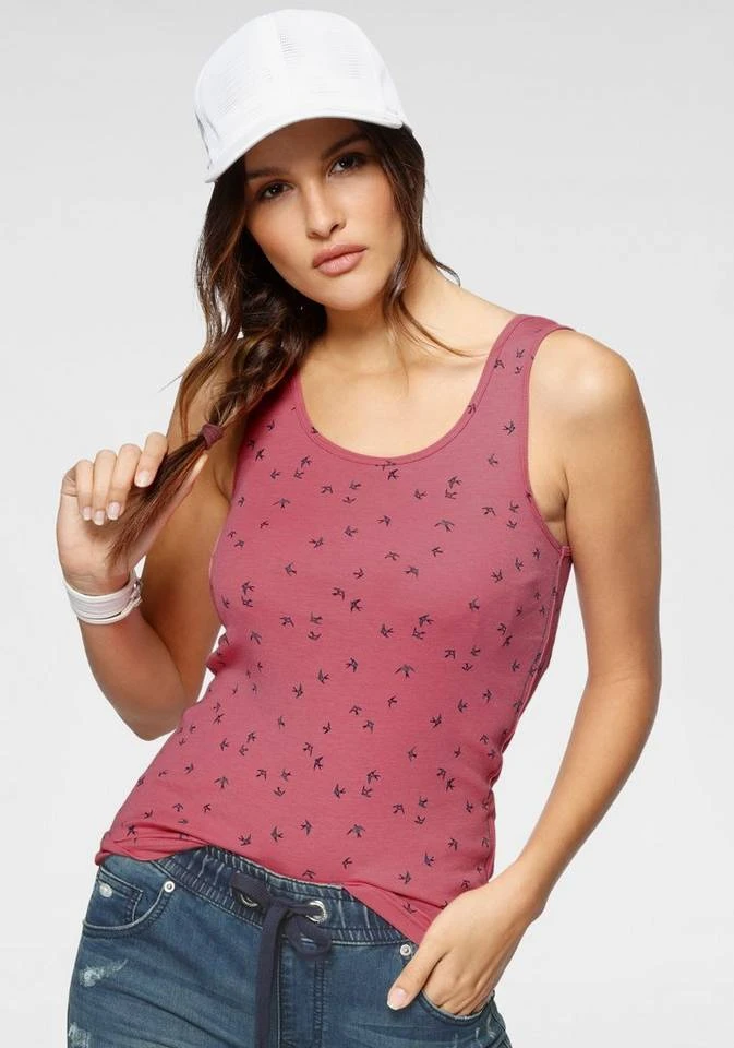 8f666652-f833-538a-8197-540820d95a16.jpg KangaROOS Ripptanktop im Doppelpack - 1x uni + 1x bedruckt Marine-weiß, Weiß-marine, Himbeere-hellgrau-meliert -KANGAROOS Verkäufe 8f666652 f833 538a 8197 540820d95a16