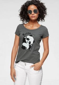 KangaROOS T-Shirt mit niedlichem Pandaprint vorne und hinten Anthrazit-meliert, Marine 20 KangaROOS T-Shirt mit niedlichem Pandaprint vorne und hinten Anthrazit-meliert, Marine -KANGAROOS Verkäufe 9211d1e0 5f42 5951 a29c 0d86fac1b622