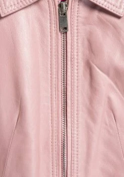 KangaROOS Lederjacke im schlichtem Hemdkragen und Reißverschlüssen - NEUE KOLLEKTION Rosa, Taupe, Schwarz -KANGAROOS Verkäufe 92de1db3 6c54 551e bc94 04356c9ae458