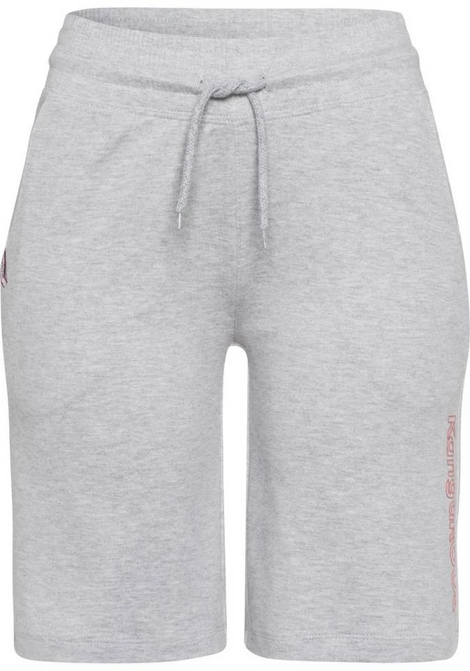93b51461-38eb-5edb-98f4-30c433db0edf.jpg KangaROOS Sweatbermudas mit Kontrastnähten und Label-Print Hellgrau-meliert, Schwarz -KANGAROOS Verkäufe 93b51461 38eb 5edb 98f4 30c433db0edf