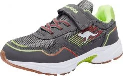 KangaROOS »K-Ni Remi EV« Sneaker Grau-lime, Dunkelblau-lime