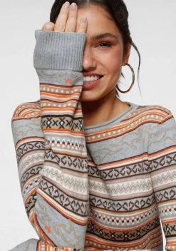 KangaROOS Rundhalspullover im Jaquard-Feinstrick Bunt, Natur-braun -KANGAROOS Verkäufe 9425dd31 43ba 55ad 9916 4df09a4f5464