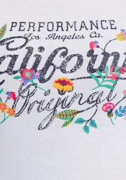 KangaROOS T-Shirt mit blumigen Logodruck im Vintage-Retro-Look - NEUE KOLLEKTION Blau-melange, Weiß 8 KangaROOS T-Shirt mit blumigen Logodruck im Vintage-Retro-Look - NEUE KOLLEKTION Blau-melange, Weiß -KANGAROOS Verkäufe 947251ac f956 5c70 897e bb32eb20f8fb