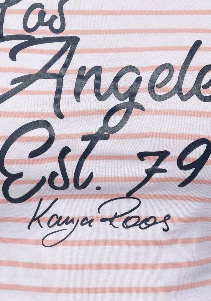KangaROOS T-Shirt mit großem Logoschriftzug in Handschrift-Optik Marine-weiß, Weiß-rosa 9 KangaROOS T-Shirt mit großem Logoschriftzug in Handschrift-Optik Marine-weiß, Weiß-rosa – Bild 7