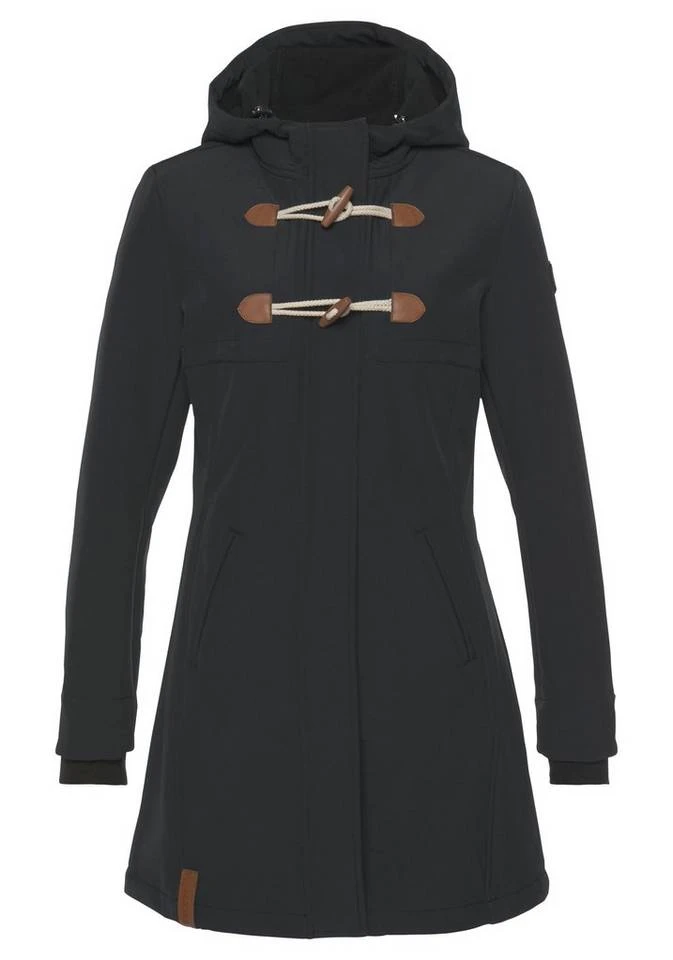 KangaROOS Softshelljacke mit trendigen Zierknöpfen Graublau, Schwarz 10 KangaROOS Softshelljacke mit trendigen Zierknöpfen Graublau, Schwarz – Bild 8