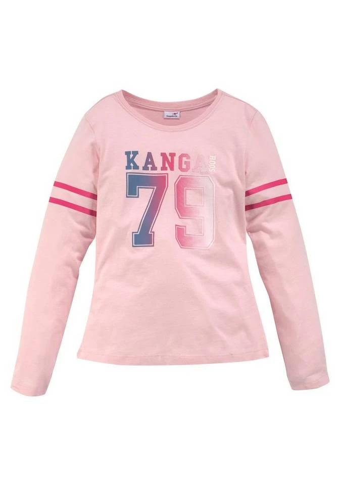 KangaROOS Langarmshirt mit gedruckten Ärmelstreifen 4 KangaROOS Langarmshirt mit gedruckten Ärmelstreifen – Bild 2