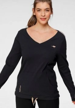 KangaROOS Langarmshirt Schwarz, Beere -KANGAROOS Verkäufe 99d41e3e a4cb 5ad4 a1af 37b065b6c125